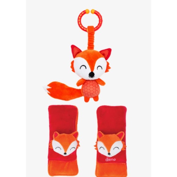 Diono Character Harness Pads & Multi-Sensory Toy for Newborns * Baby108 - Picture 1 of 5